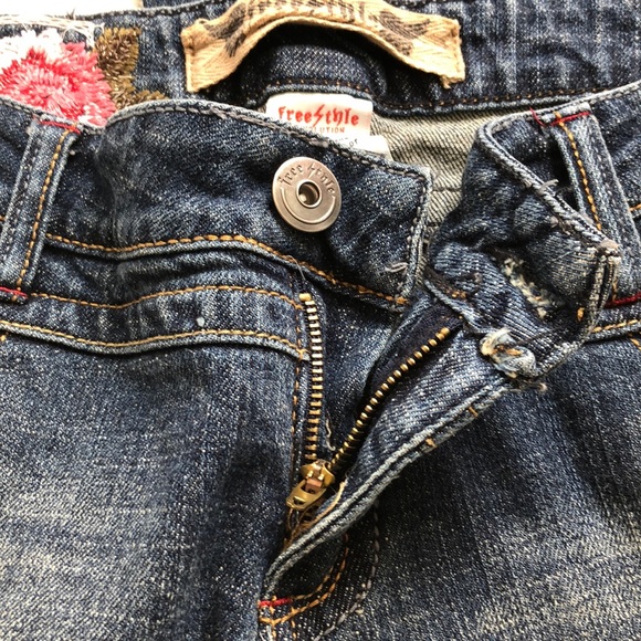 Freestyle Revolution 24” Low rise & cropped jeans, size 9 - Picture 6 of 12